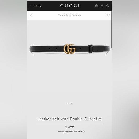 Gucci belt